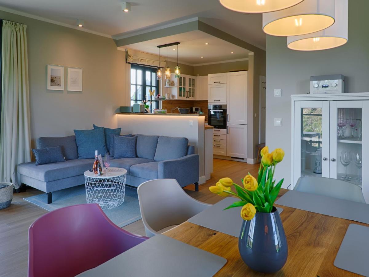 Reetland Am Meer - Premium Reetdachvilla Mit 3 Schlafzimmern, Sauna Und Kamin F27 Dranske Kültér fotó